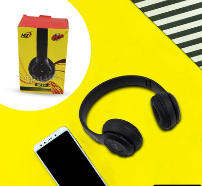 13052 Wireless Headphone Over The Head Bluetooth Headset Foldable Headband Hands-free With Calling Function (1 Pc)