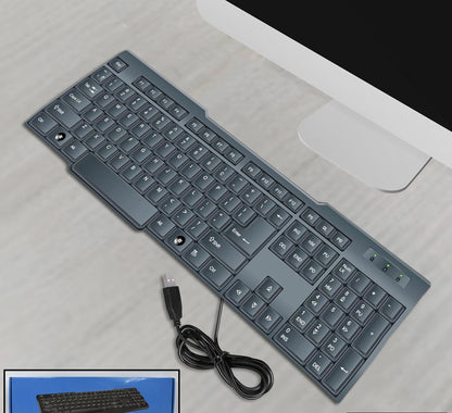 Wired Usb Keyboard 104 Keys (1 Pc)