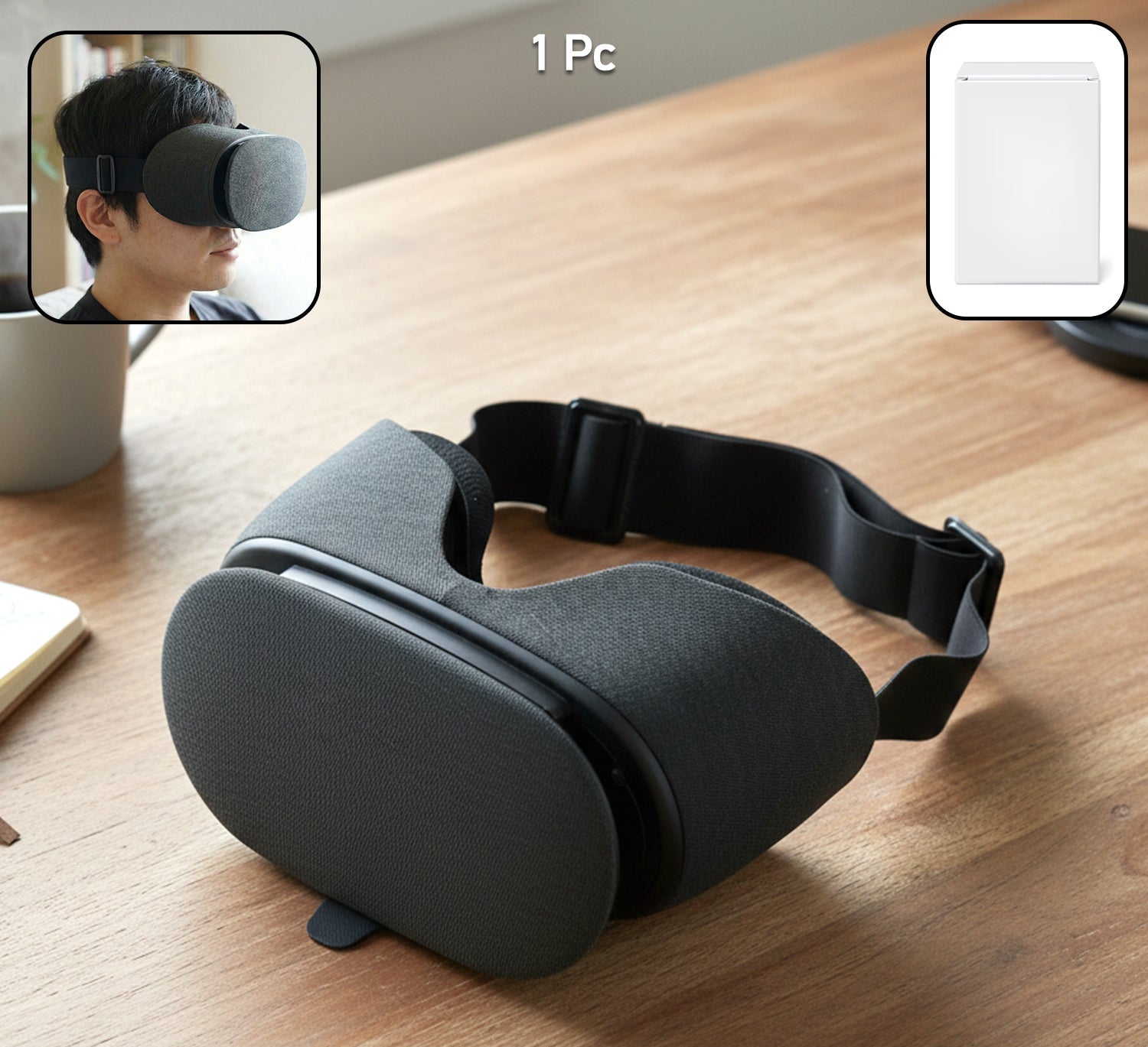 Vr Headset Comfort Eye Mask Cover Virtual Reality Glasses (1 Pc)
